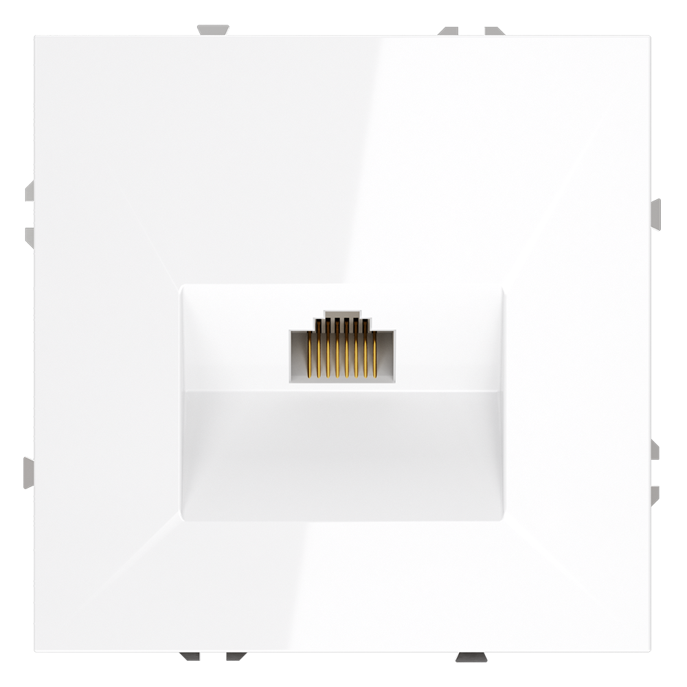Розетка компьютерная встраиваемая VOLTUM S70 RJ45 кат.6