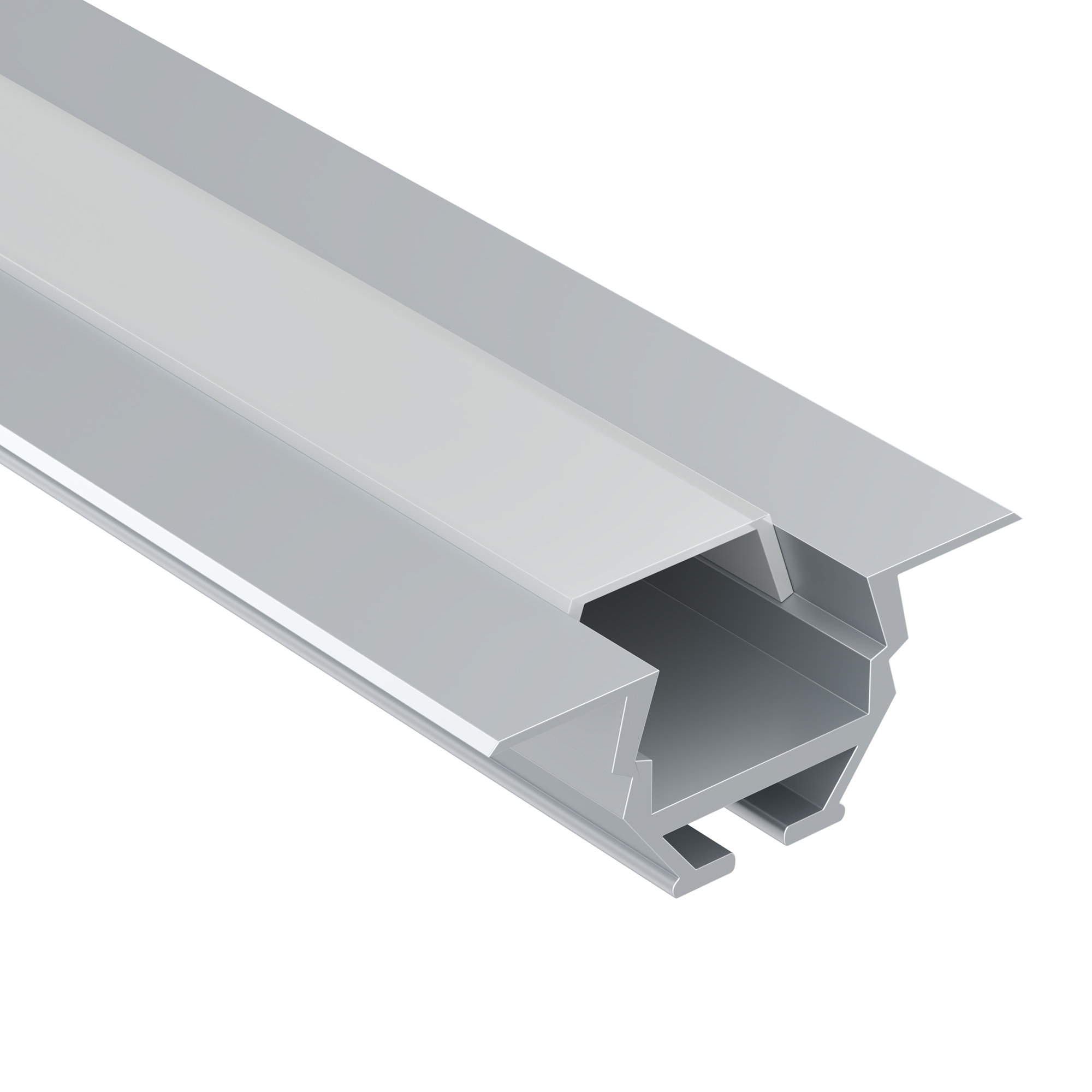 Алюминиевый профиль встраиваемый 30x10   Профиль Led Strip ALM010S-2M