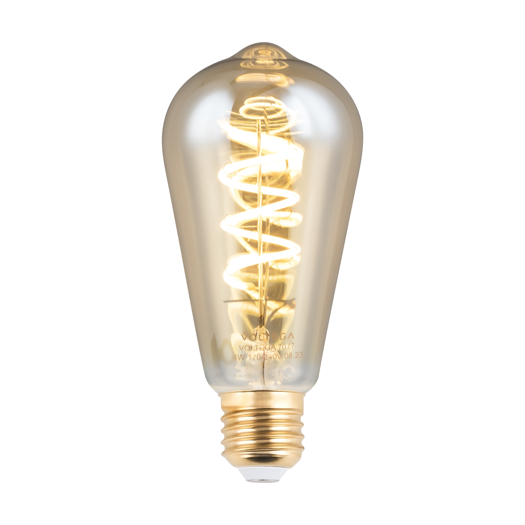 Светодиодная лампа Loft Led ST64 4W 2000K E27 DIM 360°   Лампочка Voltega 7077