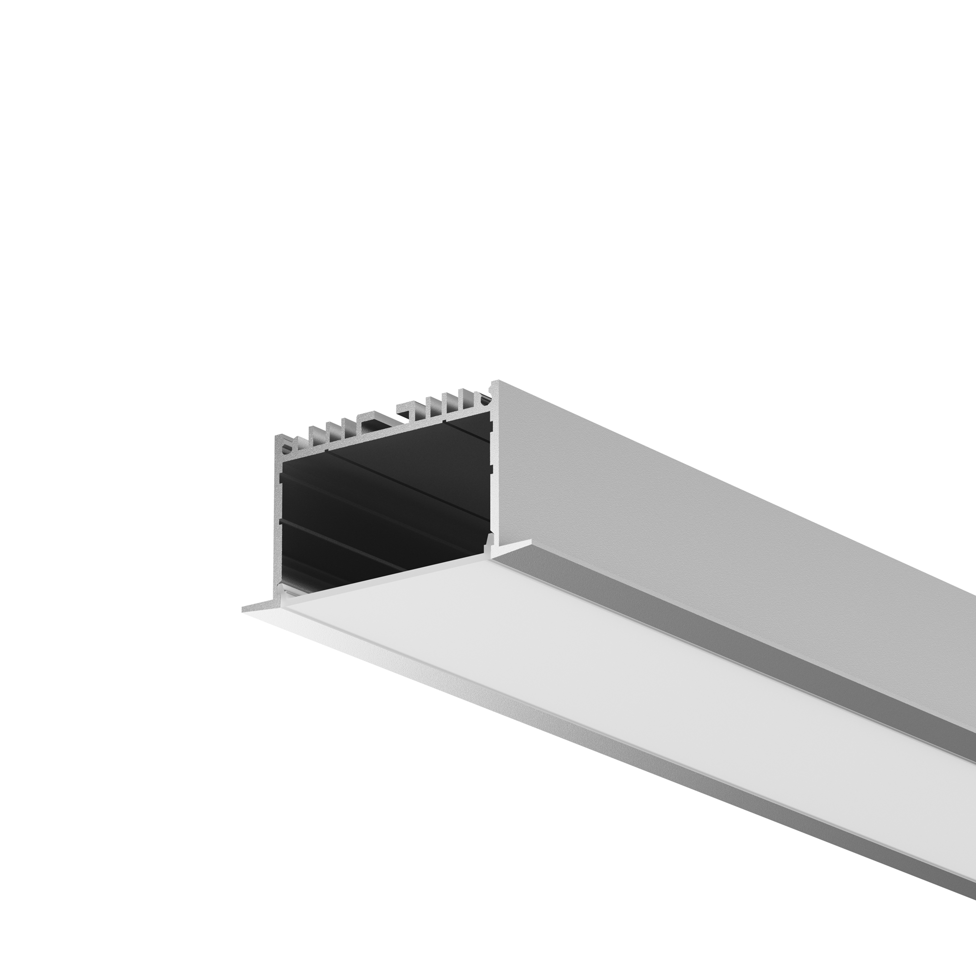 Алюминиевый профиль встраиваемый ALM-6332-S-2M   Профиль Led Strip 632004