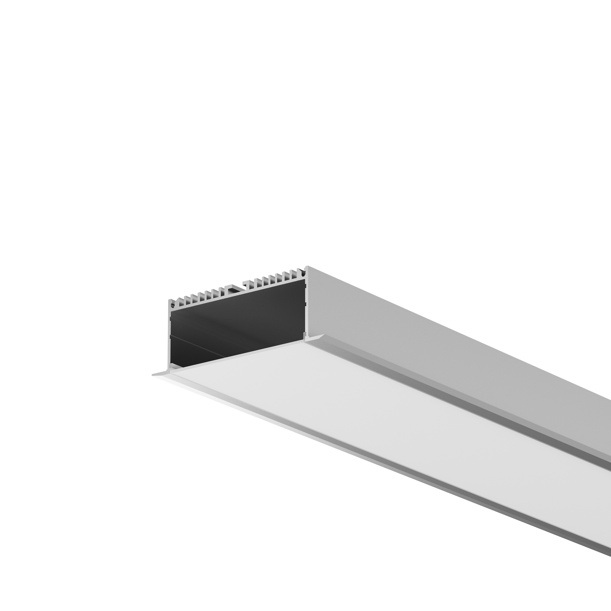 Алюминиевый профиль встраиваемый ALM-8832-S-2M   Профиль Led Strip 632007