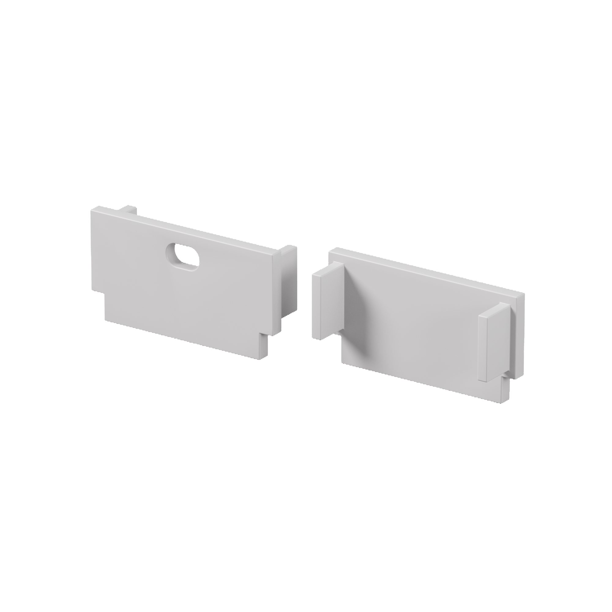 Комплект заглушек (для профиля ALM-6214SB-S-2M/ALM-6214TB-S-2M) 2 шт.   Комплектующие для профиля Led Strip 642008