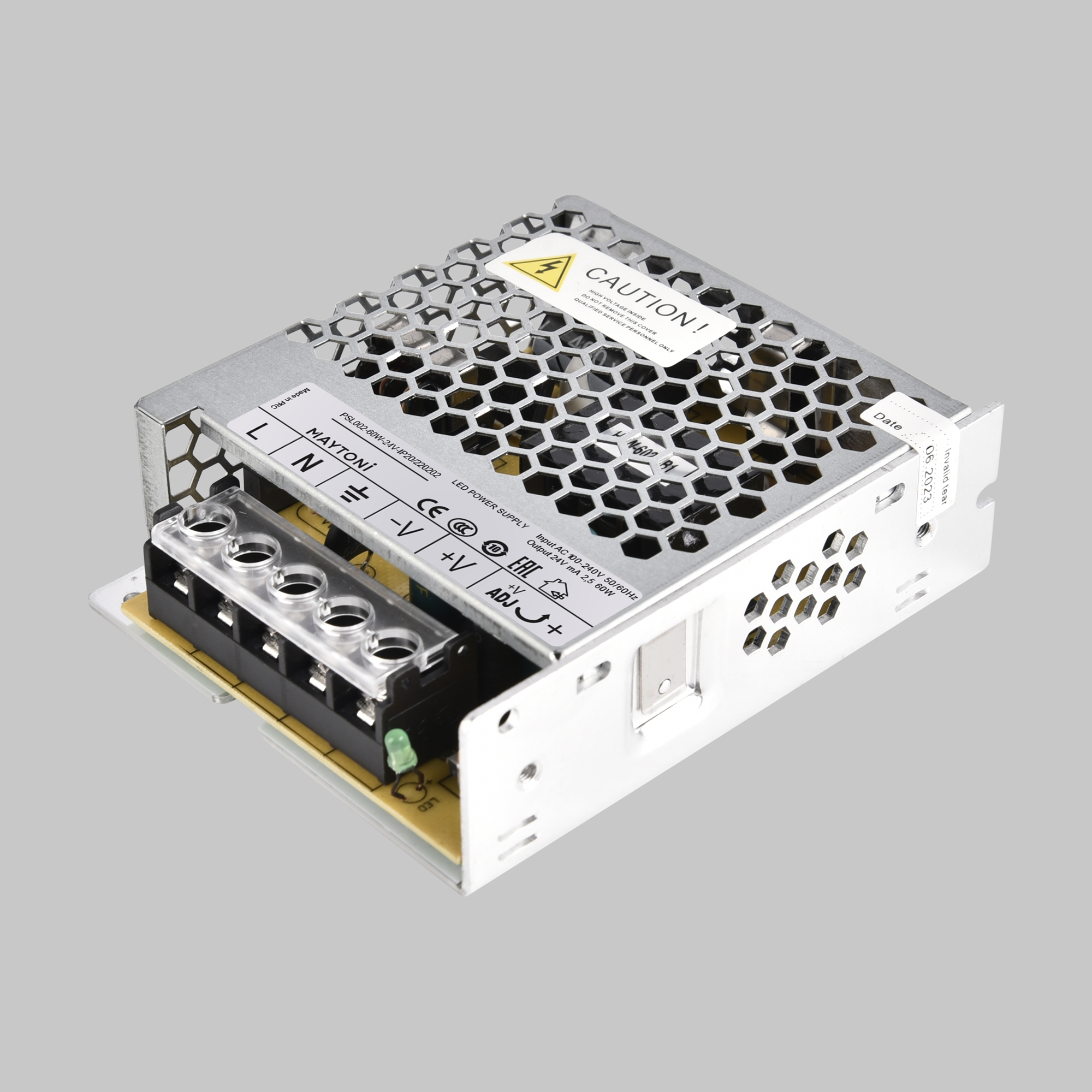 Источник напряжения PSL002 24В 60Вт IP 20 220202   Источник напряжения Led Strip 220202