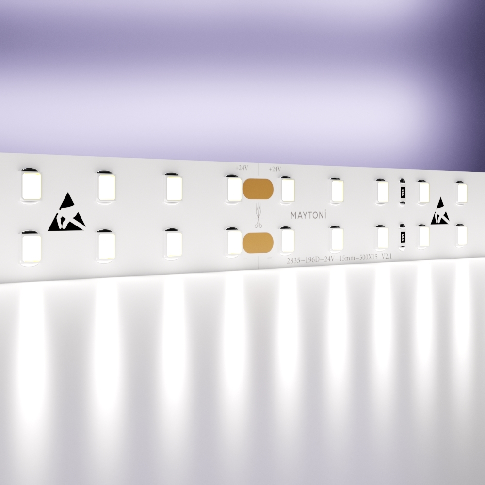 Светодиодная лента 24В 2835 20Вт/м 6000K 5м IP20 15мм   Светодиодная лента Led Strip 20030