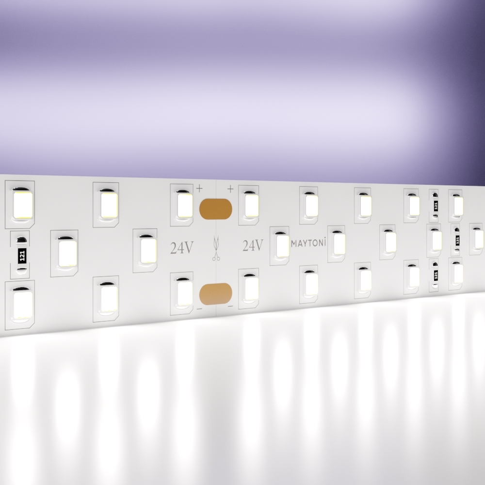 Светодиодная лента 24В 2835 27Вт/м 6000K 5м IP20 19мм   Светодиодная лента Led Strip 20033