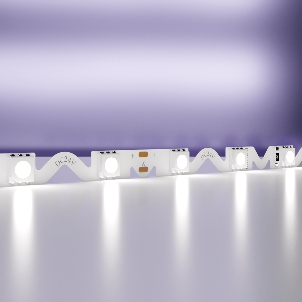 Светодиодная лента 24В 5050 12Вт/м 6000K 5м IP20   Светодиодная лента Led Strip 20046