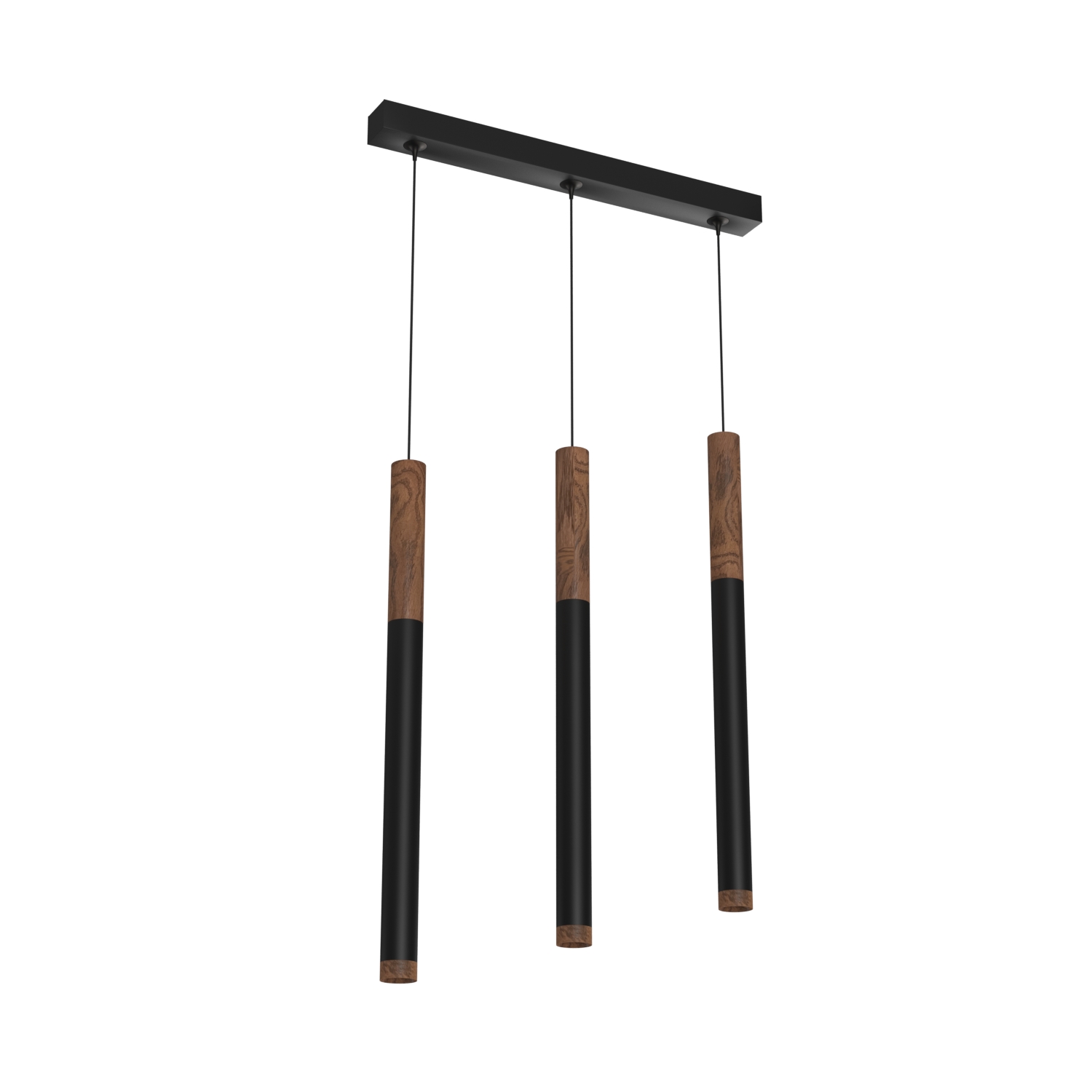 Подвесной (накладной) светодиодный светильник Ledron SAGITONY E3 T40 Wooden 200 Dim Black — изображение 2