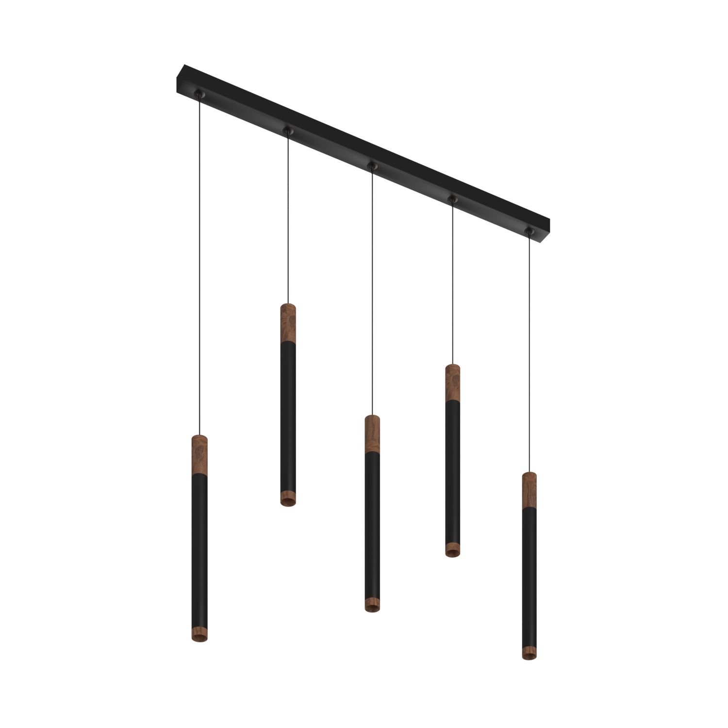 Подвесной (накладной) светодиодный светильник Ledron SAGITONY E5 T40 Wooden 100 Black — изображение 2