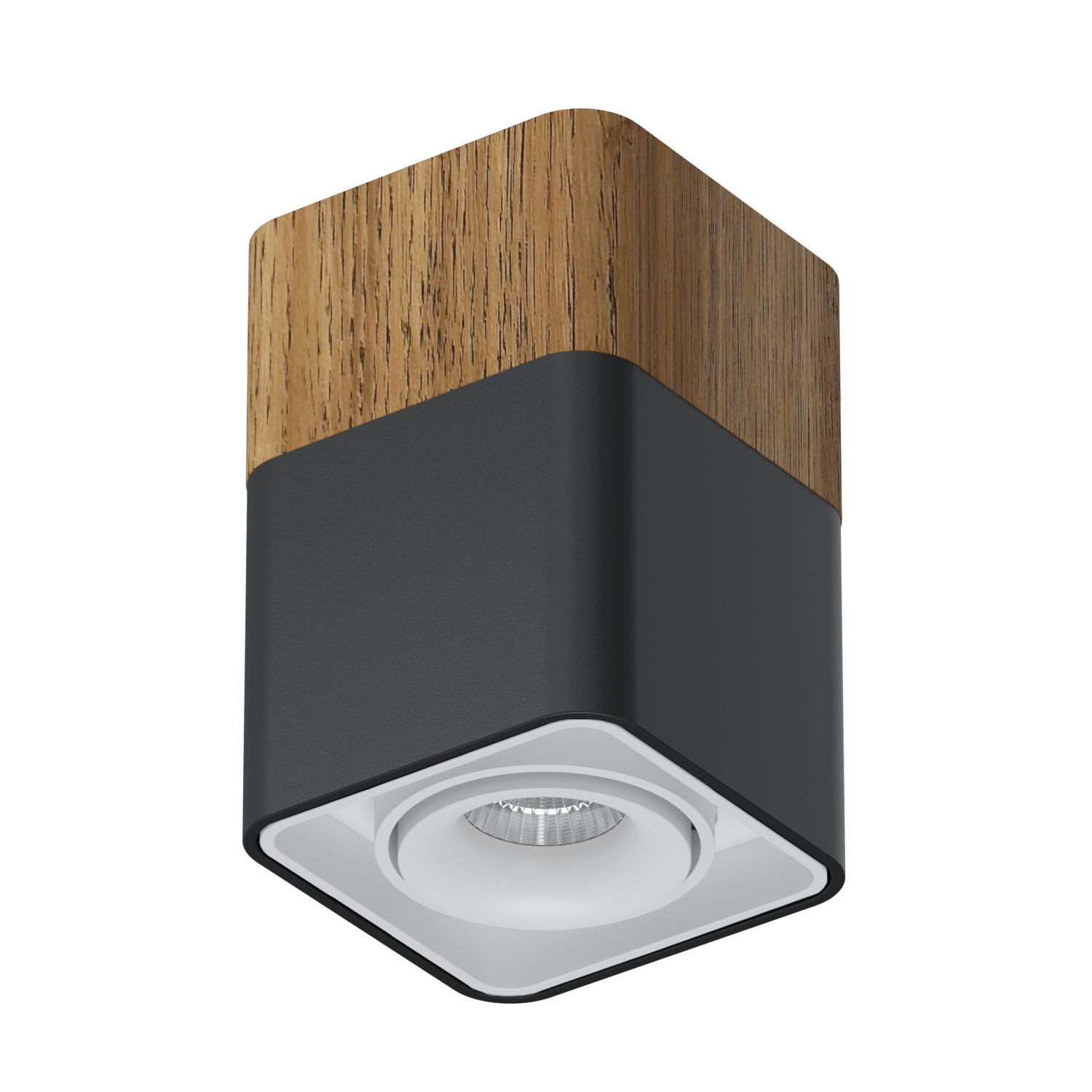 Накладной светодиодный светильник Ledron TUBING Wooden 60 Black-White — изображение 2