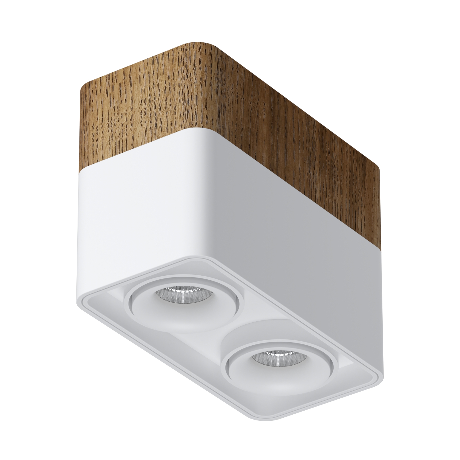 Накладной светодиодный светильник Ledron TUBING 2 Wooden 60 White — изображение 2