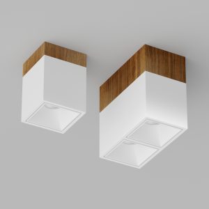 KUBING 2 Wooden 160 White