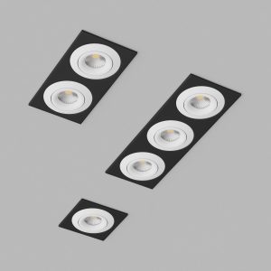 LH07SB-R SQ3 Black-White 30W 4000K DIM TRIAC