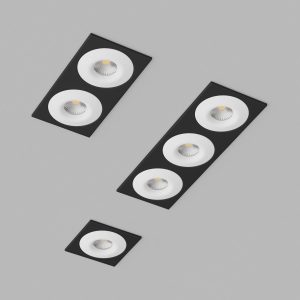 LH07S-R SQ3 Black-White 30W 4000K DIM TRIAC