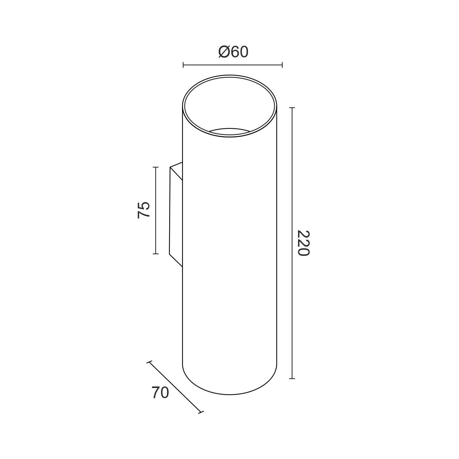 Настенный светильник под сменную лампу Ledron Danny mini 2 WS-GU10 Black-Gold — изображение 3