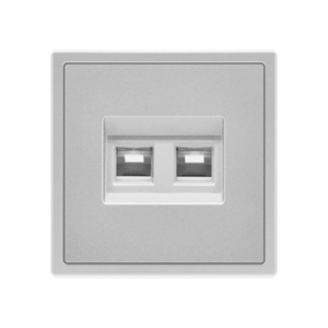 Dual CAT 6 (DATA) Light Grey