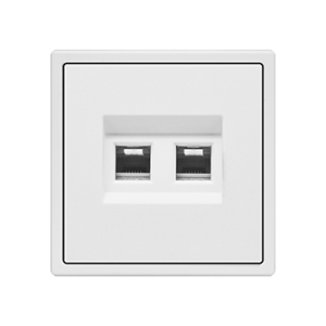 Dual CAT 6 (DATA) White