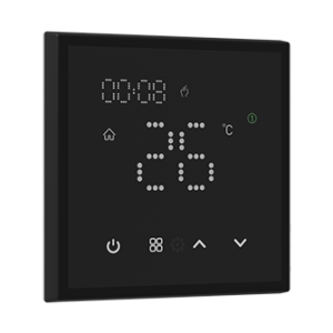 Zigbee Touch Electric heating Thermostat Black