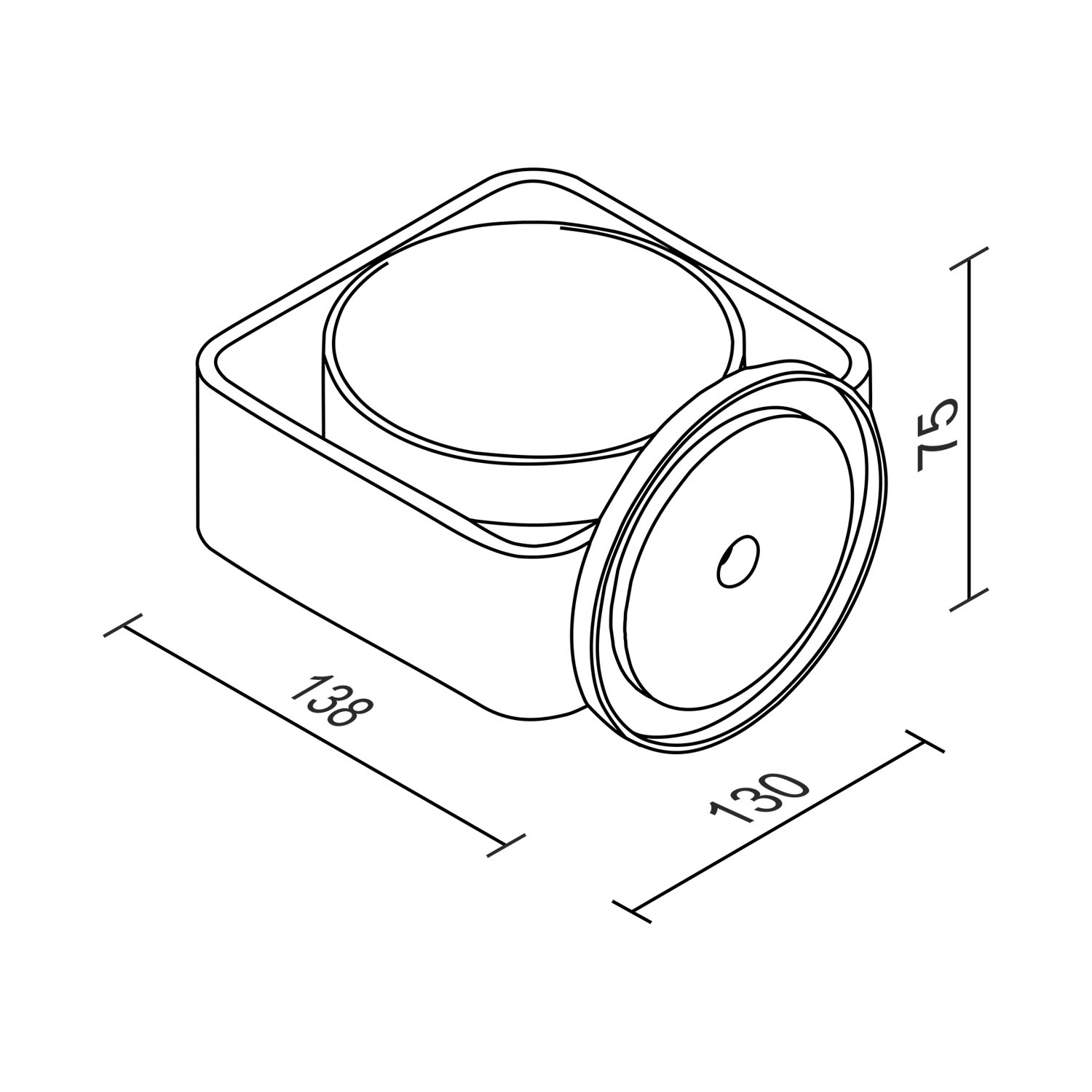 Настенный светодиодный светильник Ledron GW-1025 RGB — изображение 3