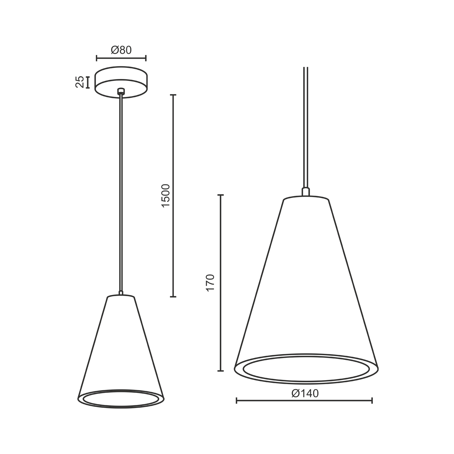 Подвесной светильник Ledron PYRAMID C — изображение 3