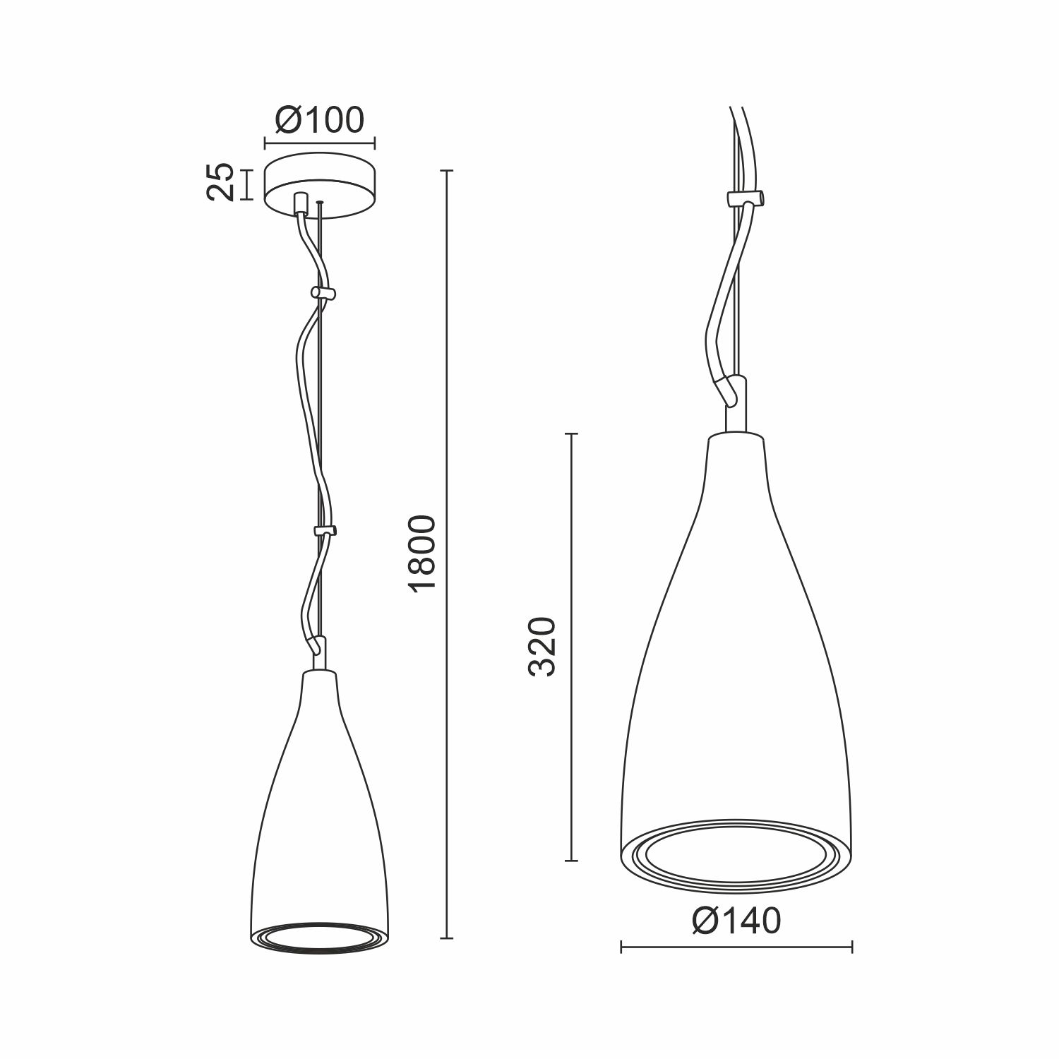 Подвесной светильник Ledron RIFAYN W — изображение 3
