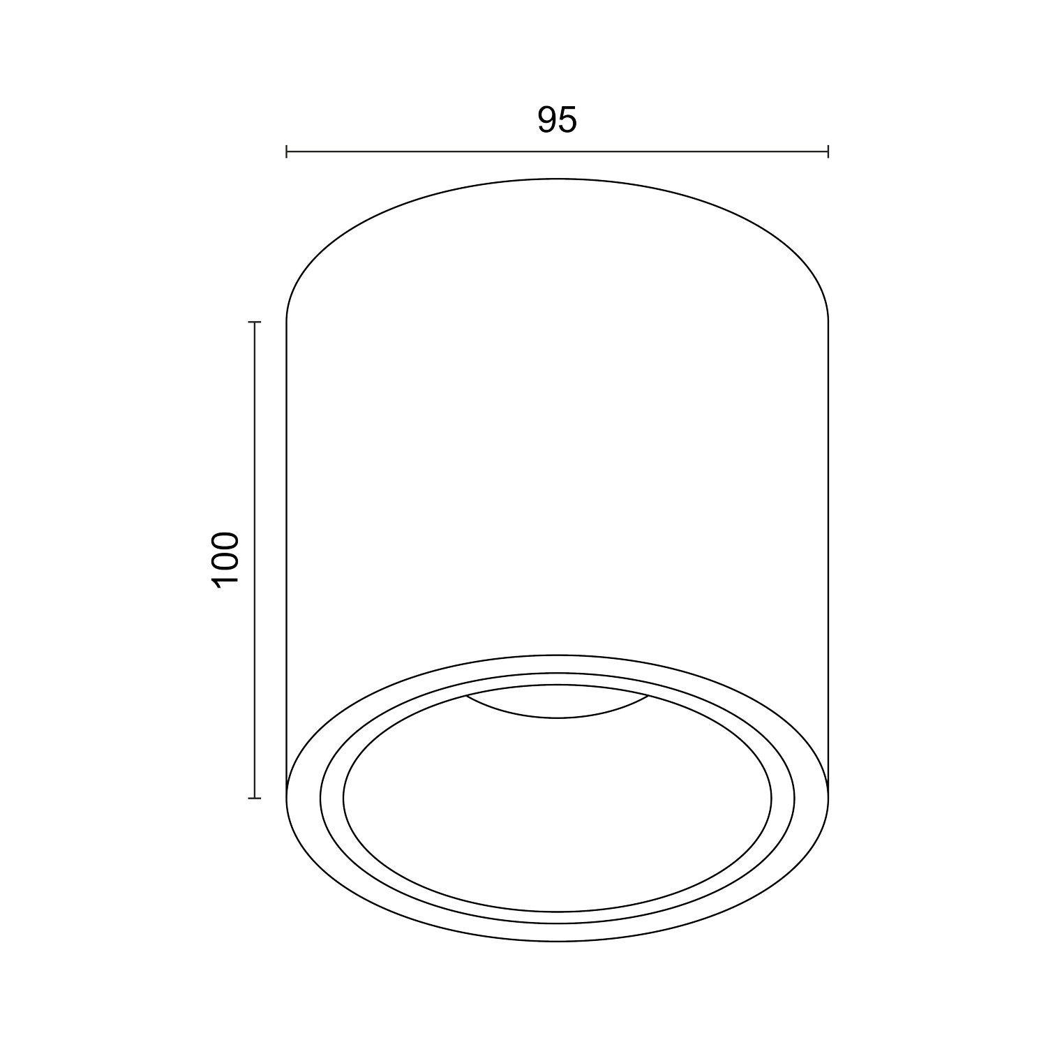 Накладной светодиодный светильник Ledron RINBOK Black-Gold TRIAC 4000K — изображение 3