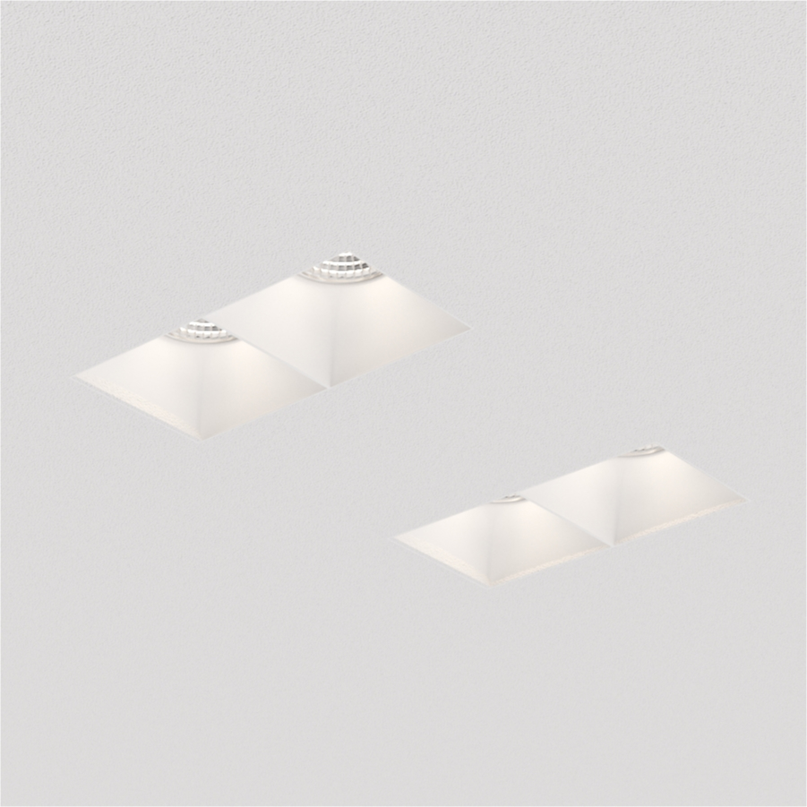 Встраиваемый светильник под сменную лампу Ledron Rise SQ H KIT2 White — изображение 2