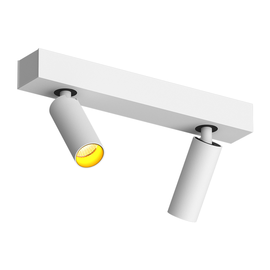 Накладной поворотный светодиодный светильник Ledron SAGITONY E2 S40 White-Gold — изображение 2