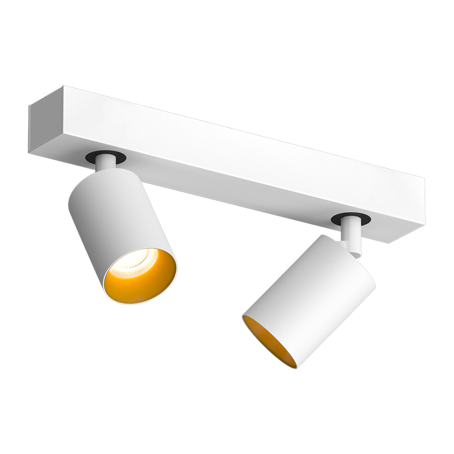 Накладной поворотный светодиодный светильник Ledron SAGITONY E2 S60 White-Gold — изображение 2