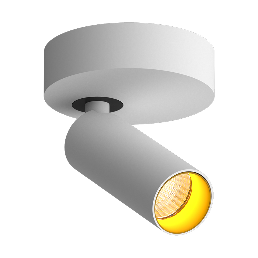 Накладной поворотный светодиодный светильник Ledron SAGITONY R1 S40 White-Gold — изображение 2