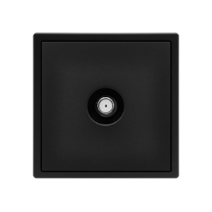 Satellite Socket Black