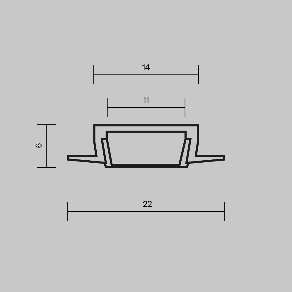 ALM-004-B-2M 632010 Профиль Led Strip 632010