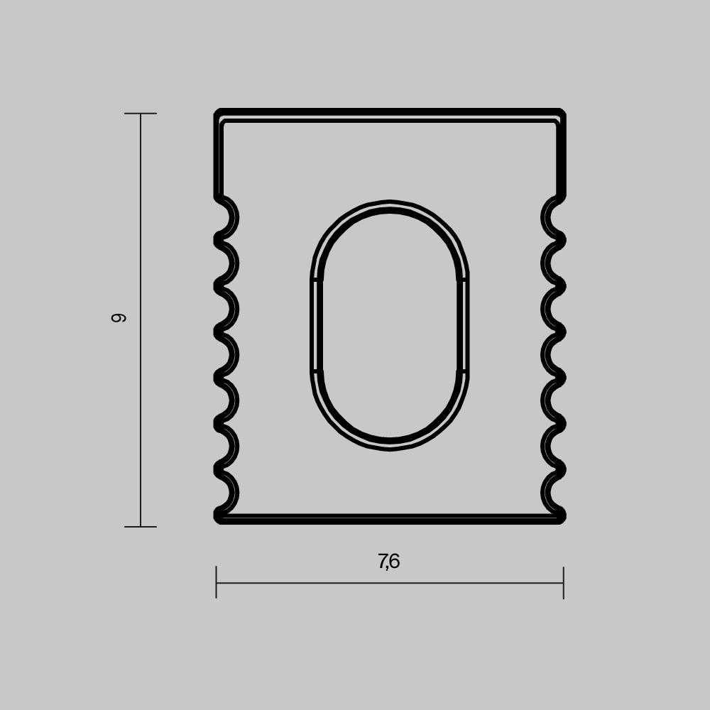Комплект заглушек (для профиля 08×09) 10 шт., ALM-0809-B-EC 642017 Комплектующие для профиля Led Strip 642017 — изображение 4