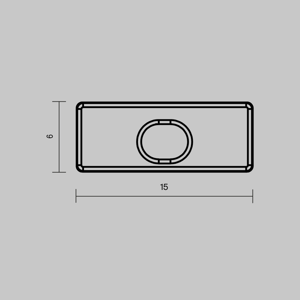 Комплект заглушек (для профиля 15×06) 10 шт., ALM-001-W-EC 642020 Комплектующие для профиля Led Strip 642020 — изображение 4