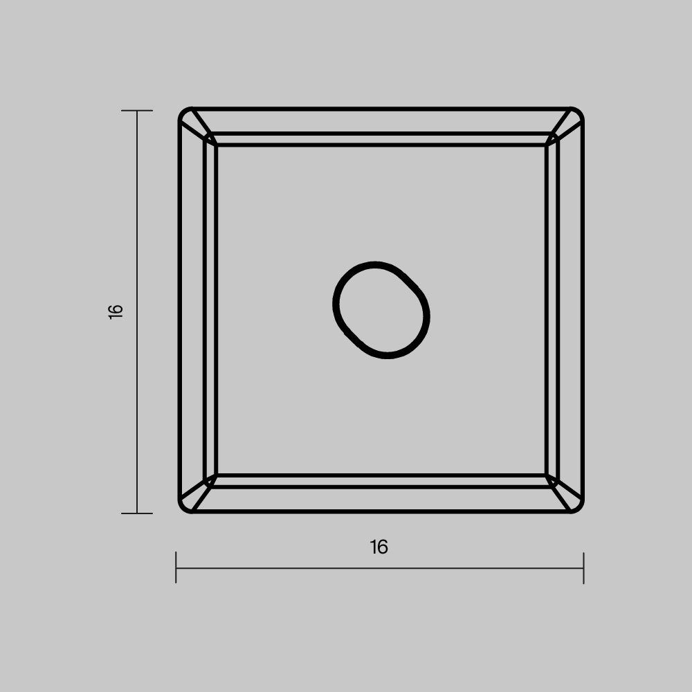 Комплект заглушек (для профиля 16×16) 2 шт., ALM-1616S-B-EC 642030 Комплектующие для профиля Led Strip 642030 — изображение 4