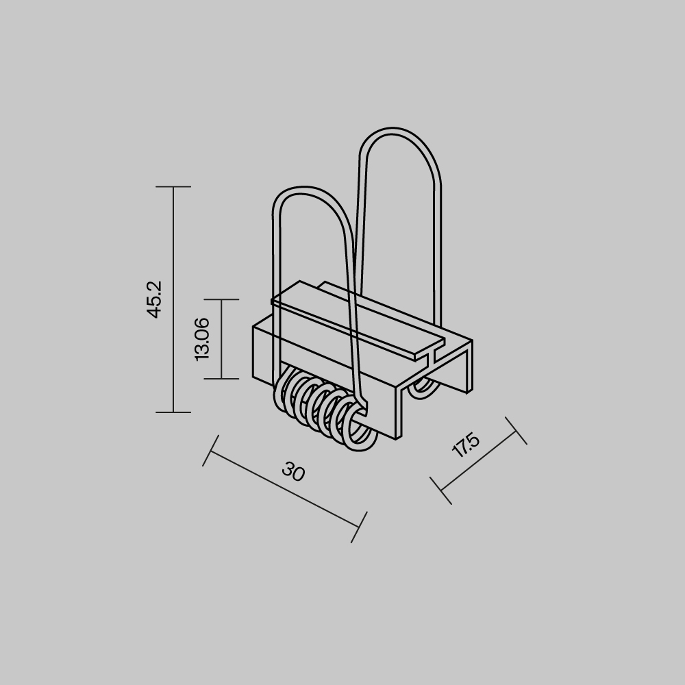 ALM-2222-MТ 642052 Комплектующие для профиля Led Strip 642052