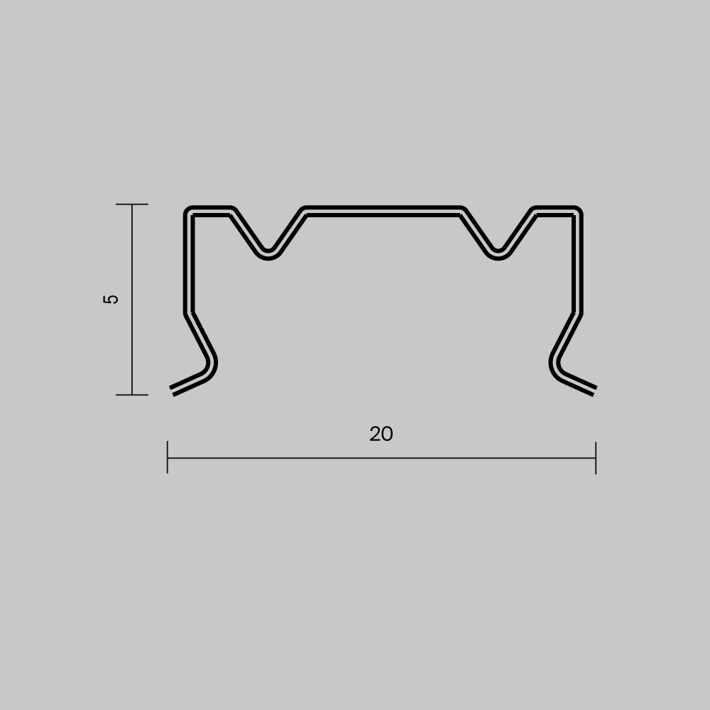 ALM-1806-MT 642076 Комплектующие для профиля Led Strip 642076