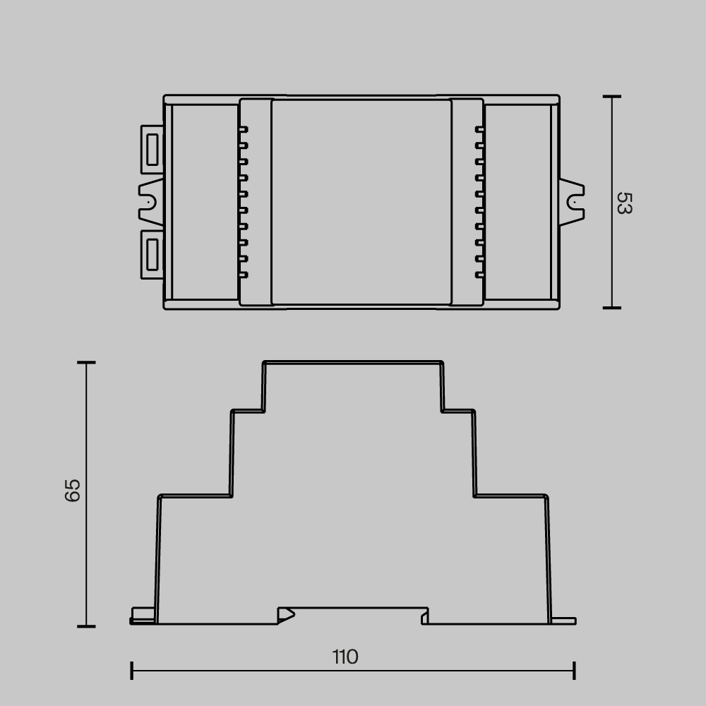 Источник питания шины DALI 16VDC DALI-BUS Источник напряжения Lighting control 721009 — изображение 2