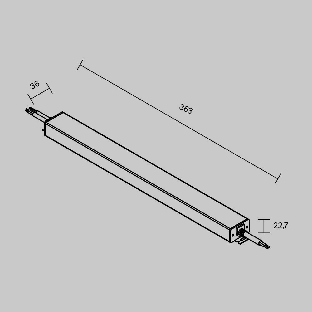 Источник напряжения 24В DALI DT6 250Вт IP 67 Источник напряжения Lighting control 725005 — изображение 3