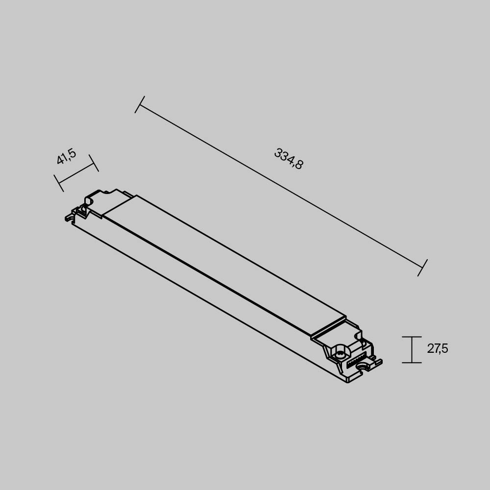 Источник напряжения 24В DALI DT8 240Вт IP 20 Источник напряжения Lighting control 725015 — изображение 3