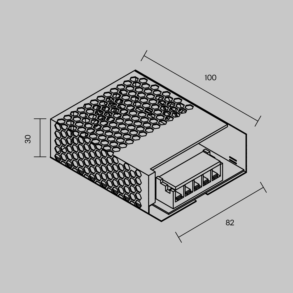 Источник напряжения PSL002 12В 60Вт IP 20 811007 Источник напряжения Led Strip 811007 — изображение 3