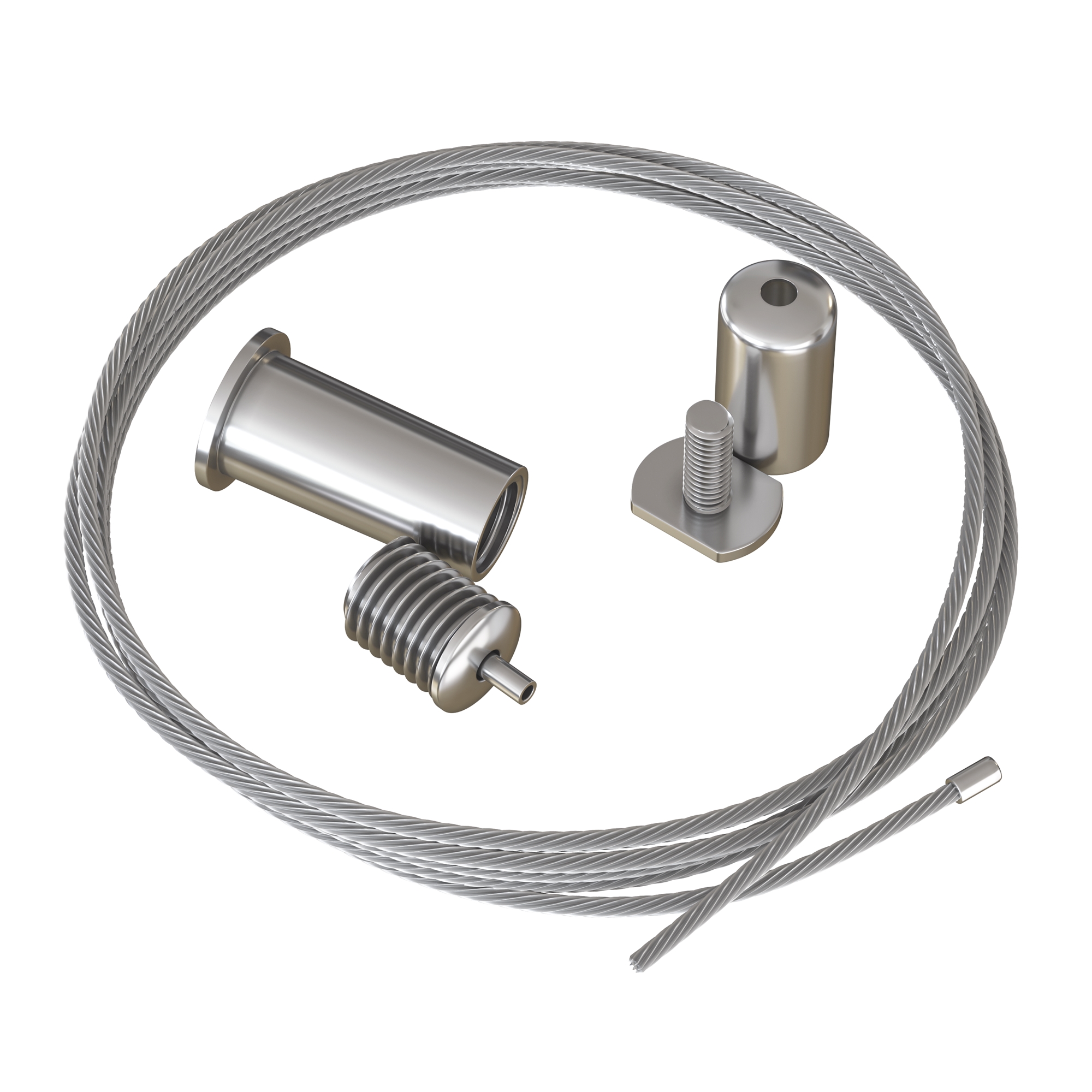 Тросовый подвес (Серебро