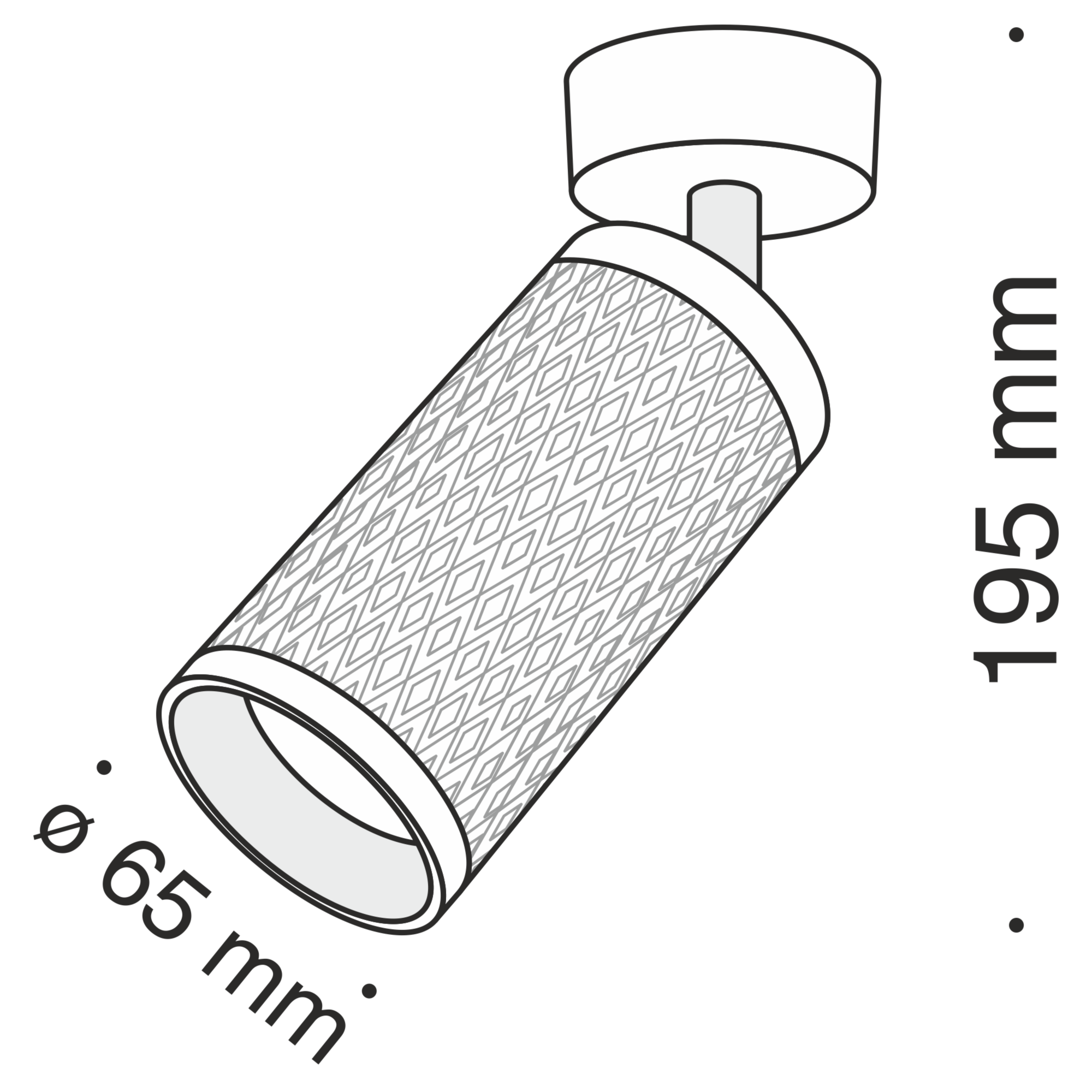 Потолочный светильник Focus Design GU10 1x10Вт Потолочный светильник Technical C034CL-01B — изображение 2