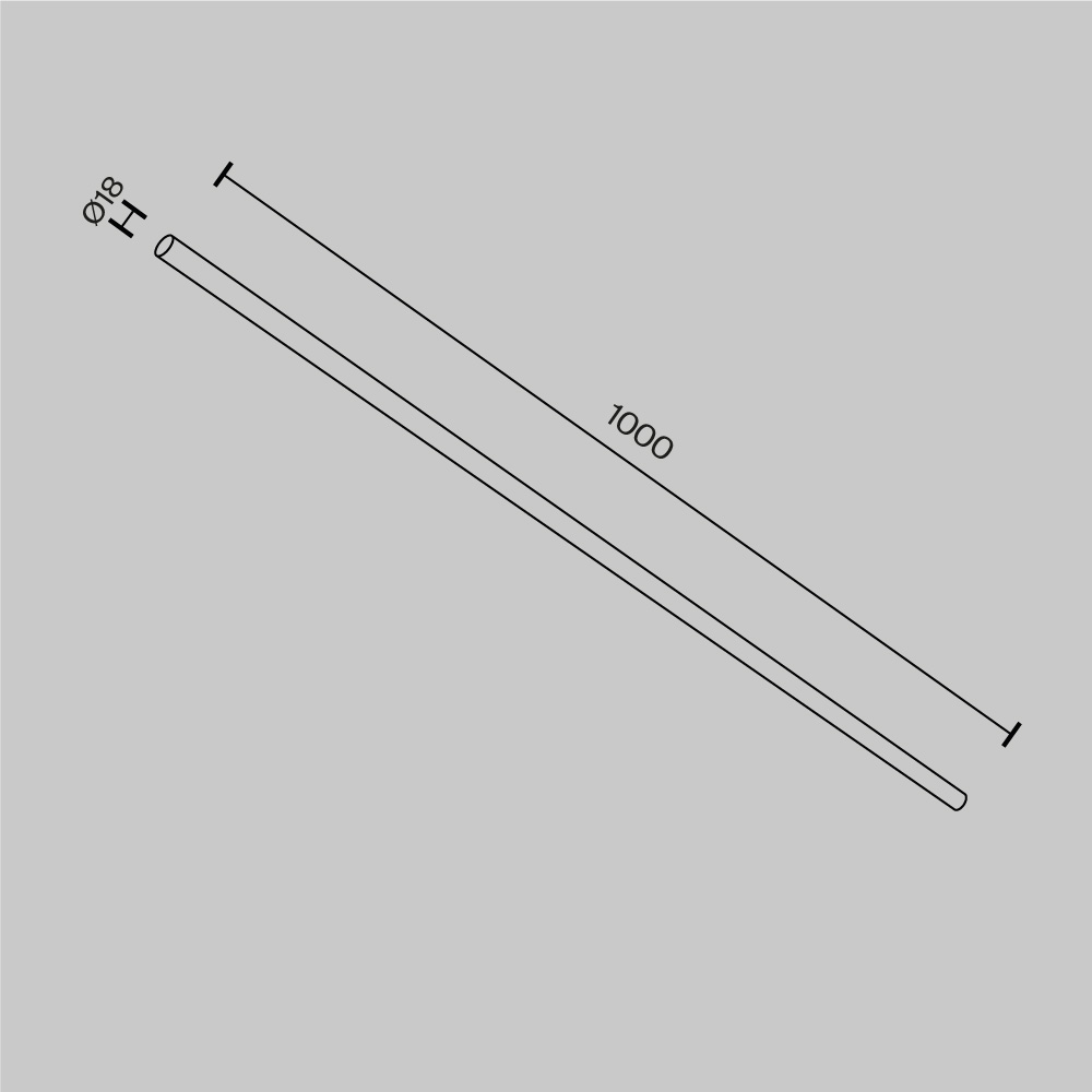 Соединитель для системы Axity Комплектующие для систем освещения с токоведущими элементами Technical CA001-L1000-B — изображение 4