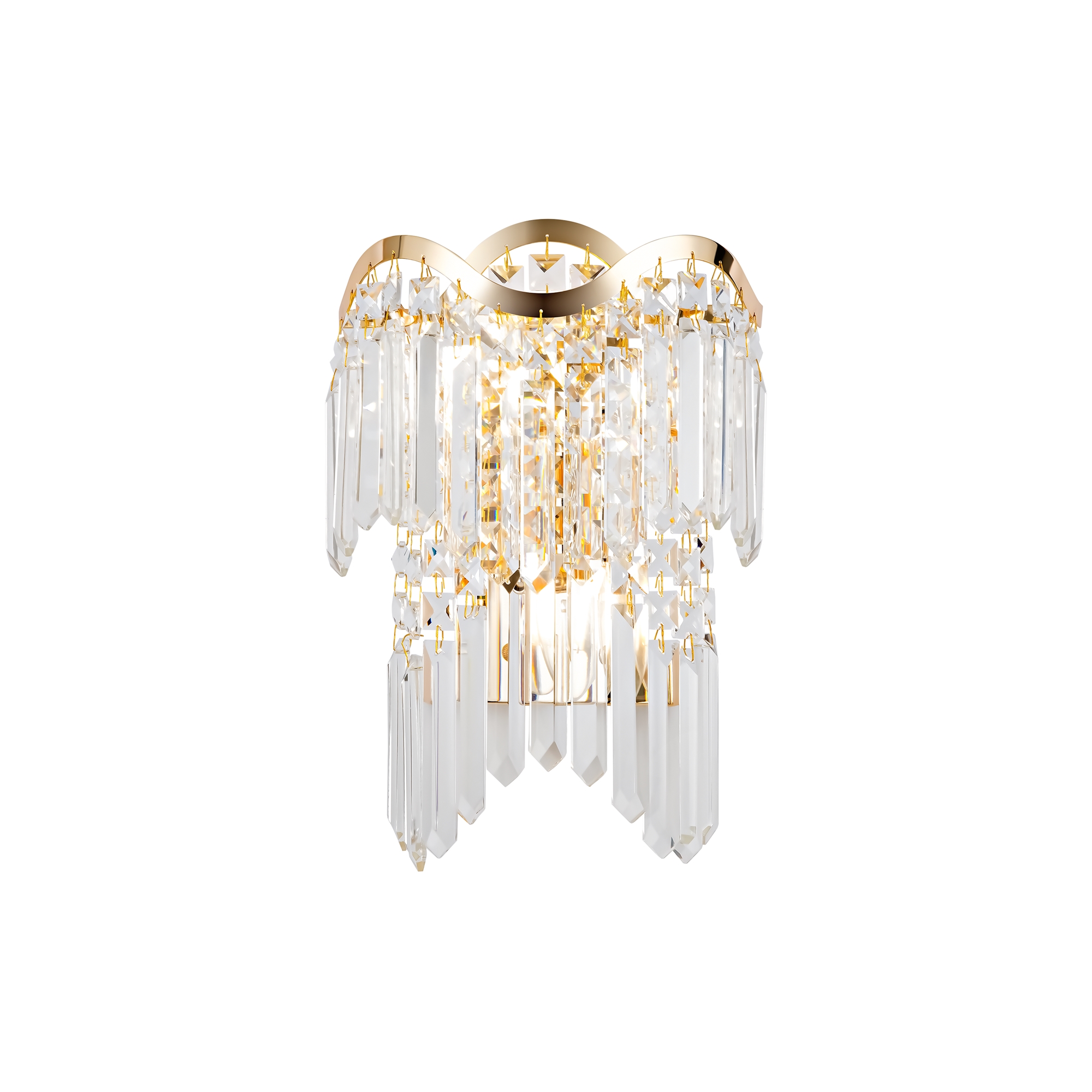 Настенный светильник (бра) Gracia E14х2 40Вт Настенный светильник (бра) Maytoni DIA201WL-02G