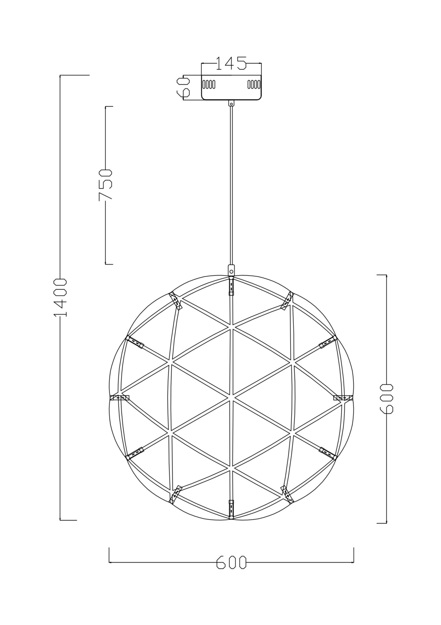 Подвесной светильник Freya FR5099PL-L45CH — изображение 2
