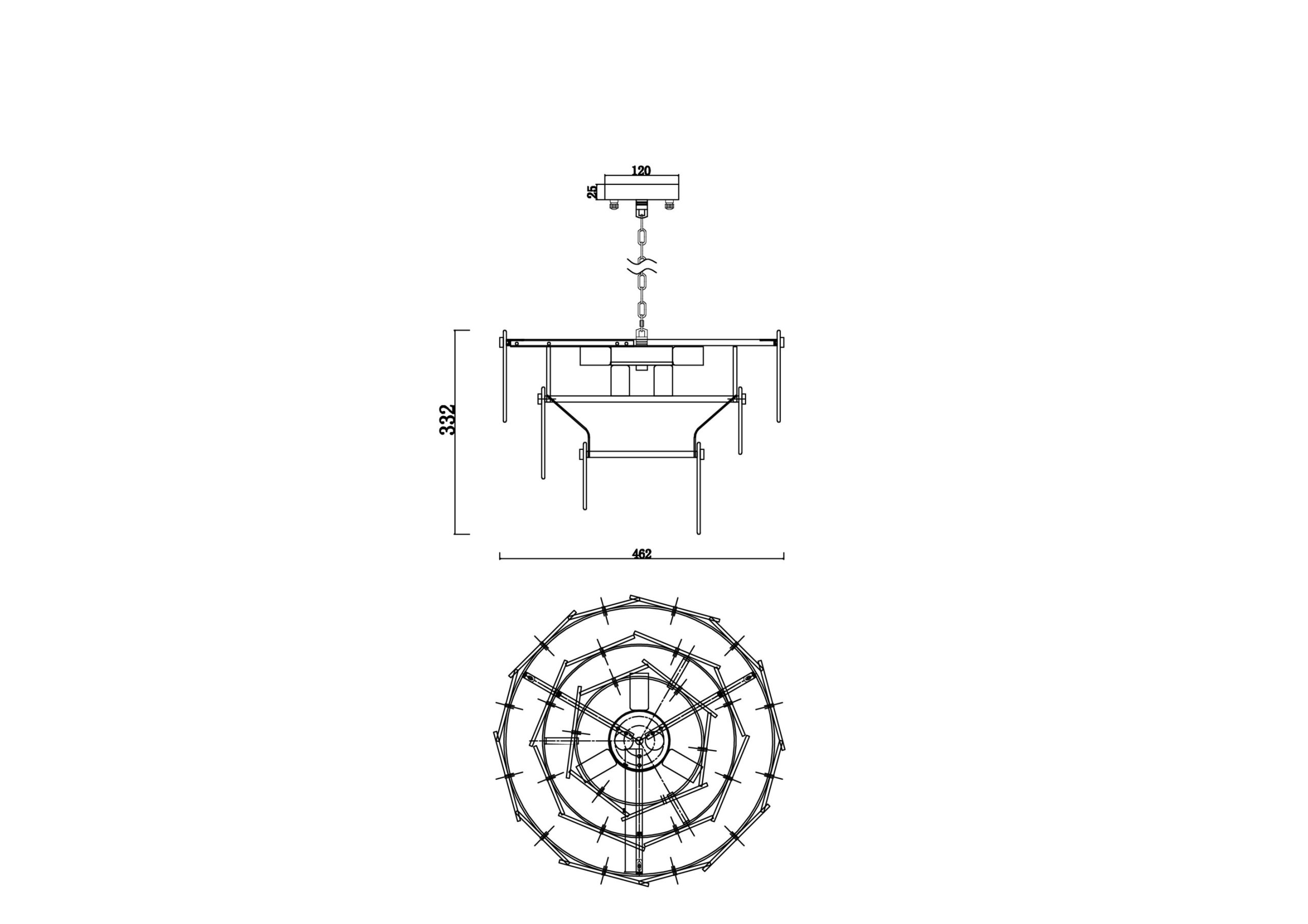 Подвесной светильник Freya FR5197PL-05BS — изображение 3
