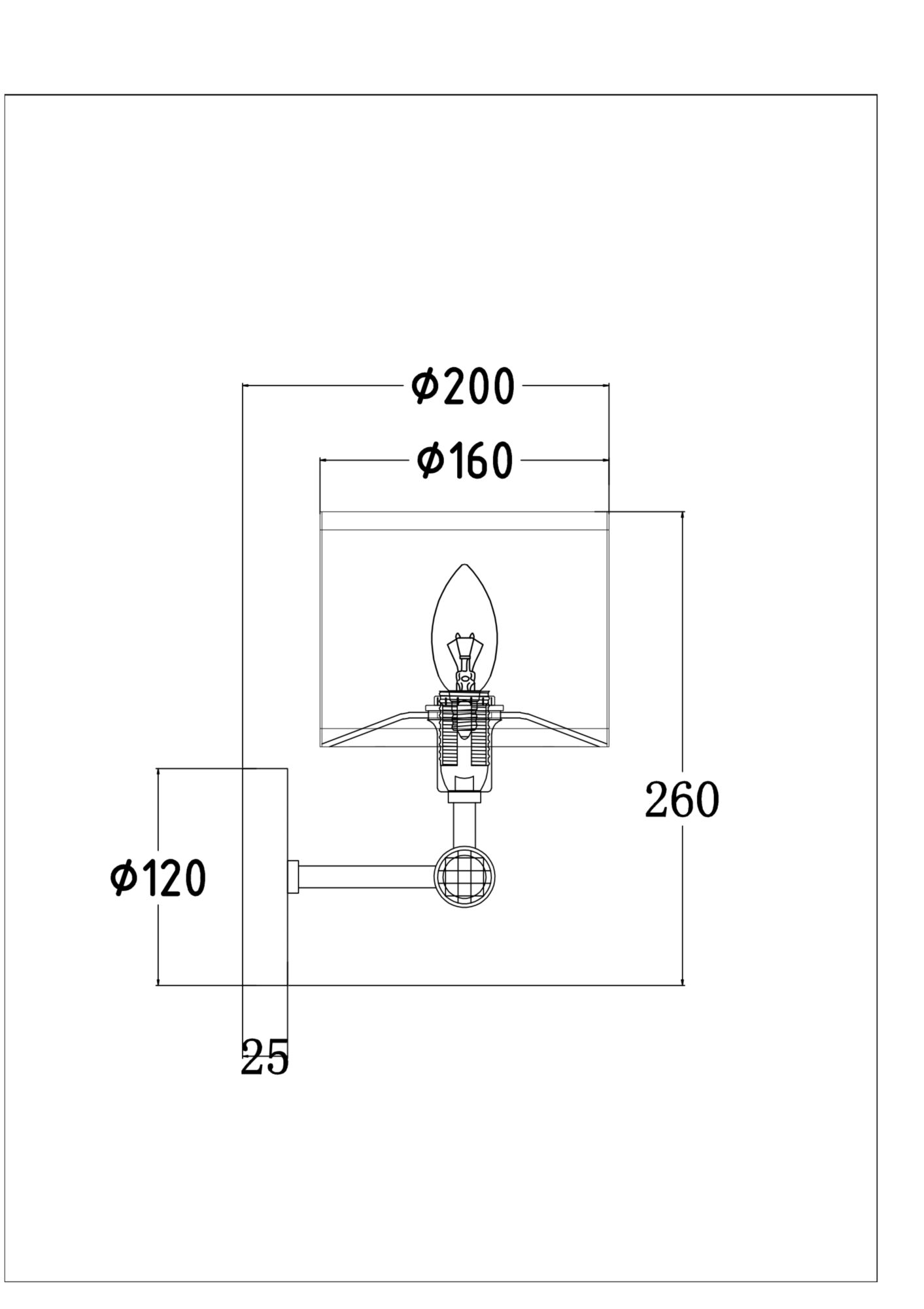 Настенный светильник (бра) Alloro E14х2 40Вт Настенный светильник (бра) Maytoni MOD088WL-01BS — изображение 2
