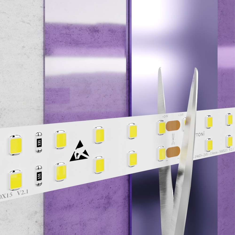 Светодиодная лента 24В 2835 20Вт/м 3000K 5м IP20 15мм Светодиодная лента Led Strip 20028 — изображение 2