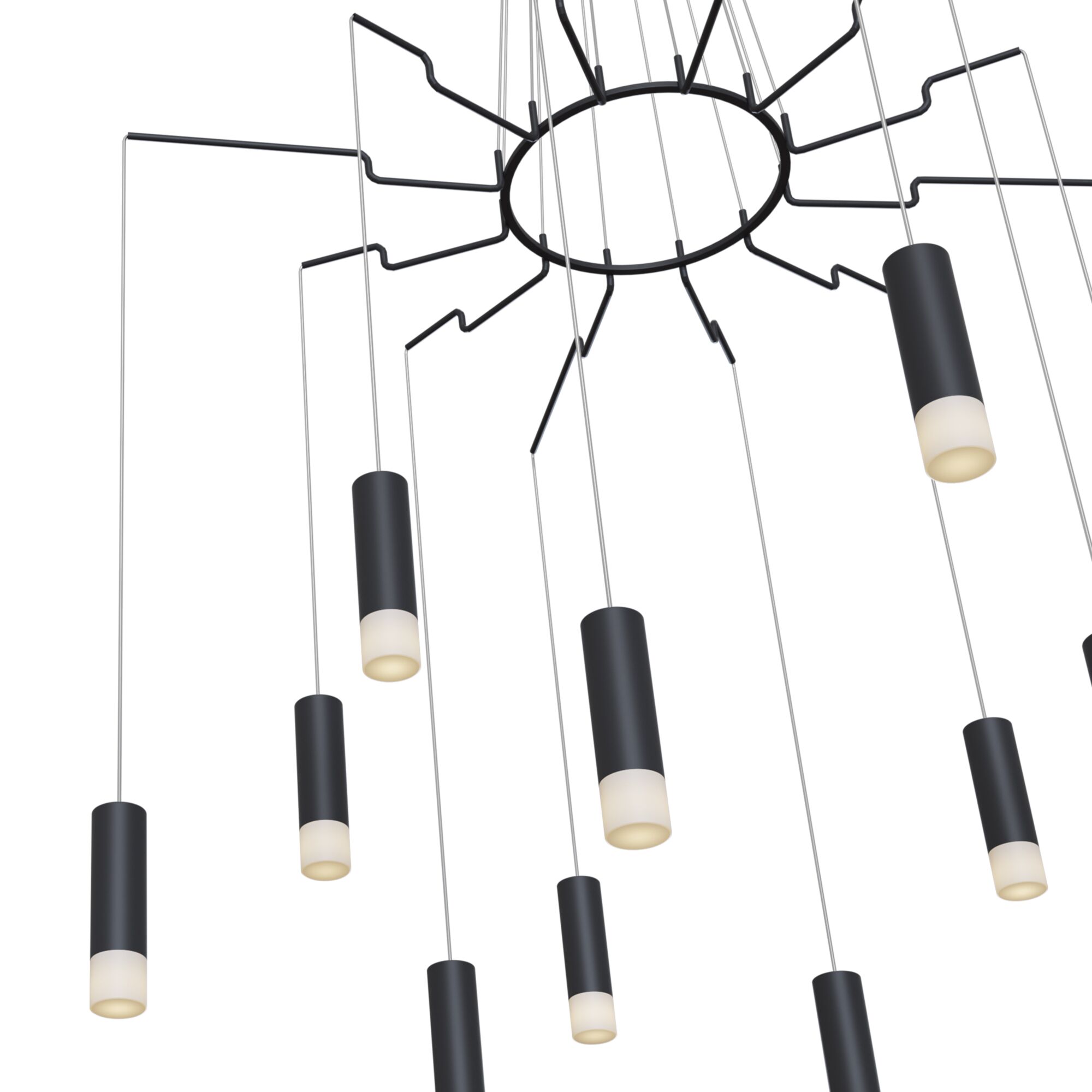 Подвесной светильник Davida G9х12 Подвесной светильник Maytoni MOD035PL-12B — изображение 4