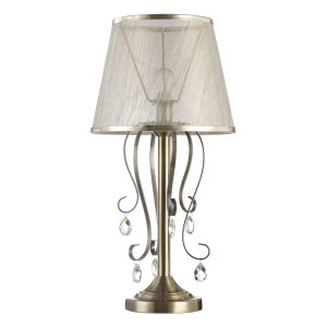 Светильники серии Simone выполнены в классическом стиле. Арматура цвета «античное серебро»